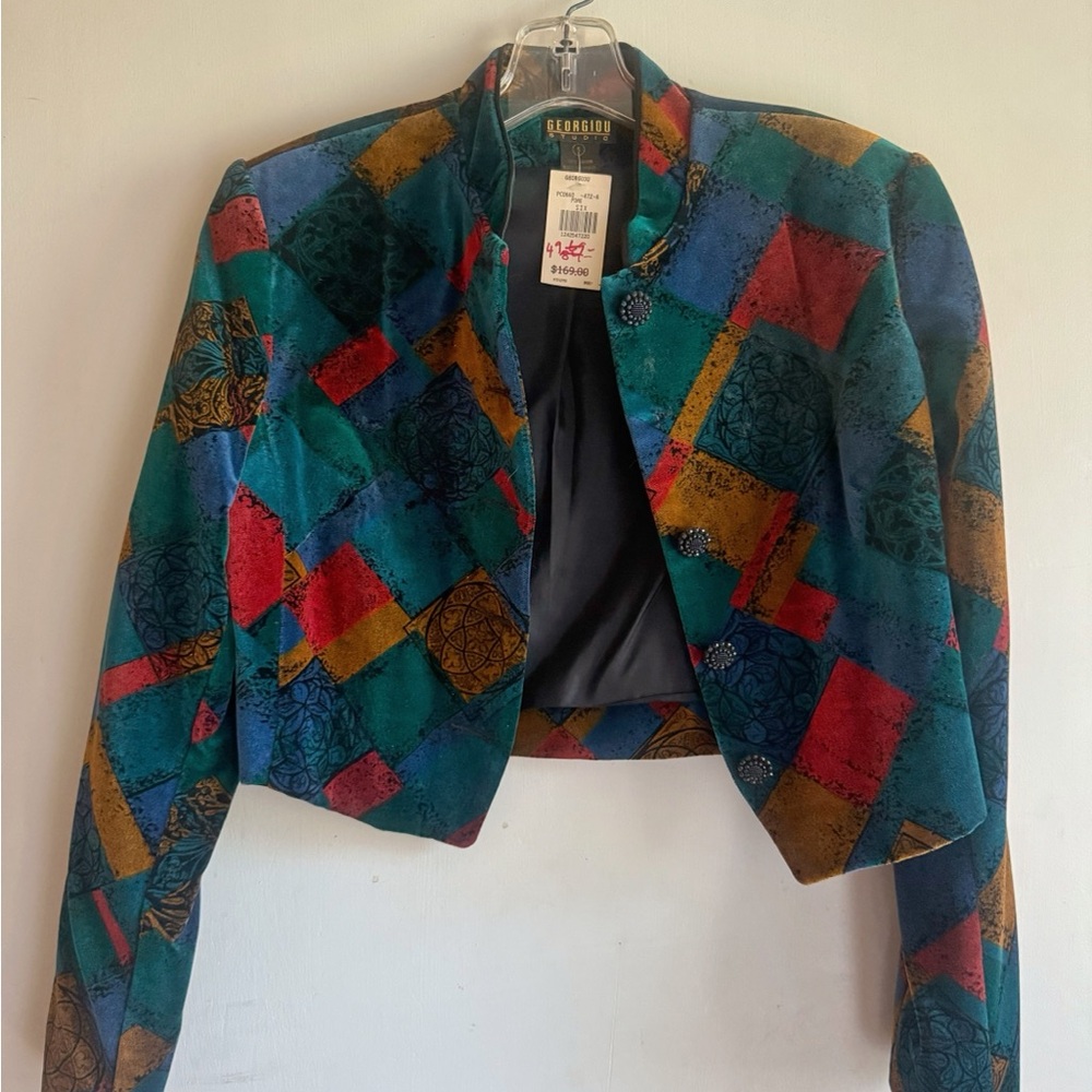 Colorful Georgiou Geometric Women's Jacket